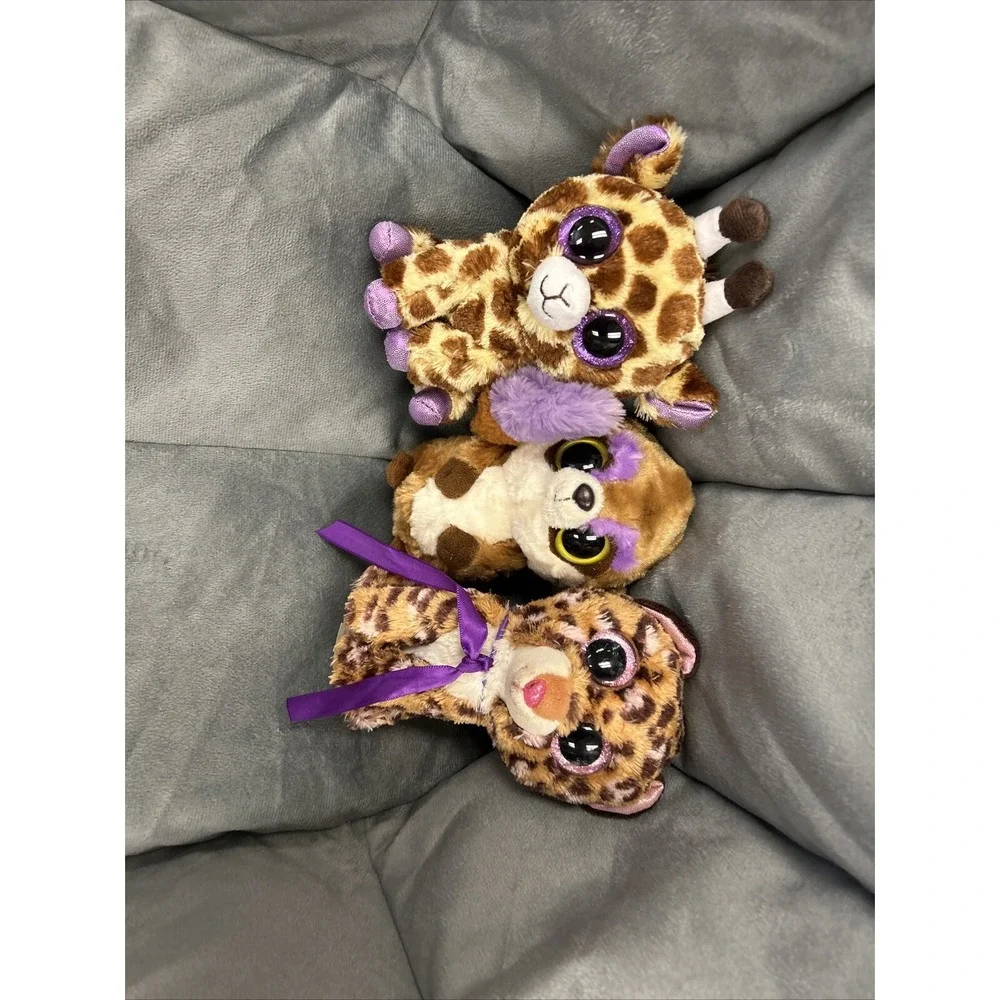 Lot of 3x TY Beanie Boos Stuffed Animal plush